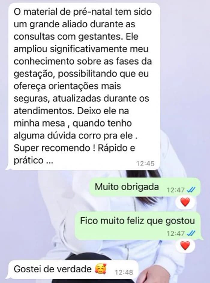 Depoimento real: material de pré-natal como aliado nas consultas com gestantes