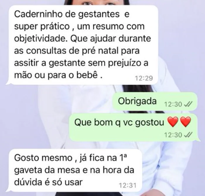 Depoimento real: caderninho de gestantes prático para as consultas